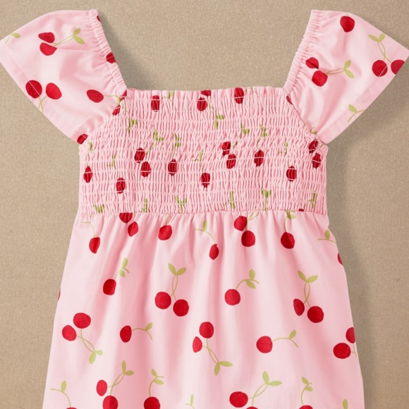 Gymboree Cherry Print Pink Kids Top 3T - Picture 1 of 4